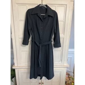 Supply & Demand size 8 charcoal gray long jacket